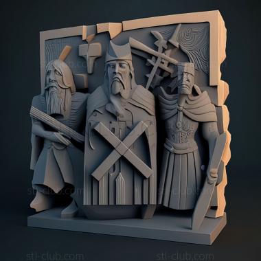 3D модель St Heroes Legends Покорители игры Колхар (STL)